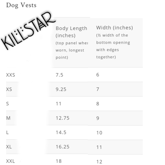 Killstar “Full Moon” Pet Vest Hoodie – Black Jersey Cotton XL w/ Graphic Print - Picture 2 of 10